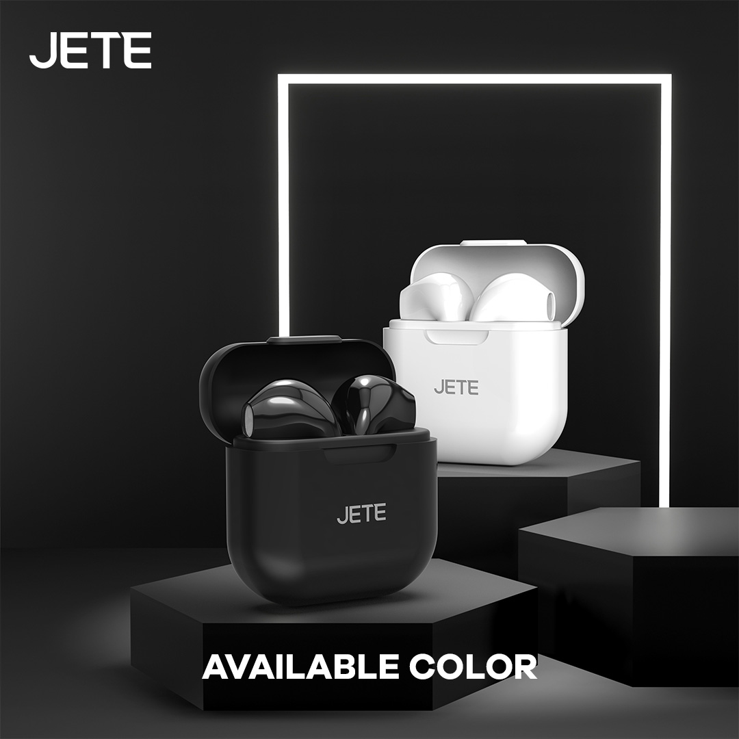 JETE CE1 Series TWS Murah Terbaik varian warna hitam dan putih
